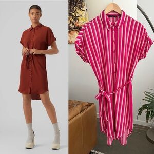 New Vero Moda VMSASHA Short Sleeve Shirt Dress